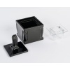 Encrier « Hibou » verre noir patiné blanc de René LALIQUE 14