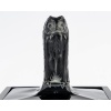 Encrier « Hibou » verre noir patiné blanc de René LALIQUE 17