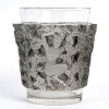 Vase « Bacchus » verre blanc patiné gris de René LALIQUE 11
