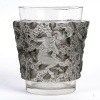 Vase « Bacchus » verre blanc patiné gris de René LALIQUE 13