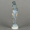 Statuette « Moyenne Voilée » verre opalescent patiné bleu de René LALIQUE 12