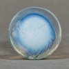 Statuette « Moyenne Voilée » verre opalescent patiné bleu de René LALIQUE 15