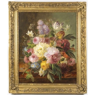 Edouard DIART 1840-1890 Nature morte aux Fleurs 2