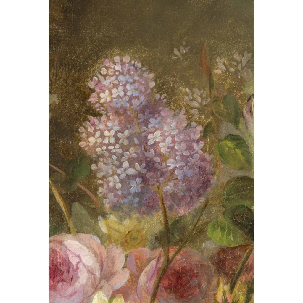Edouard DIART 1840-1890 Nature morte aux Fleurs 6