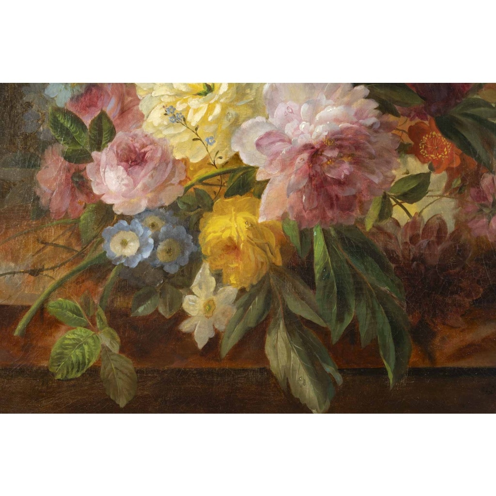 Edouard DIART 1840-1890 Nature morte aux Fleurs 8