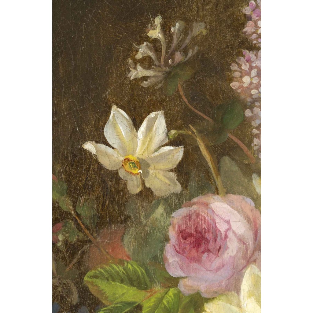 Edouard DIART 1840-1890 Nature morte aux Fleurs 9