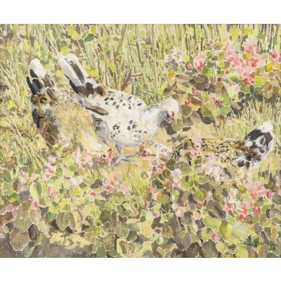 Hélène RIVIERE 1896-1977 Les Poules 2