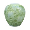 1919 – René Lalique : Vase « Perruches » Opalescent 10