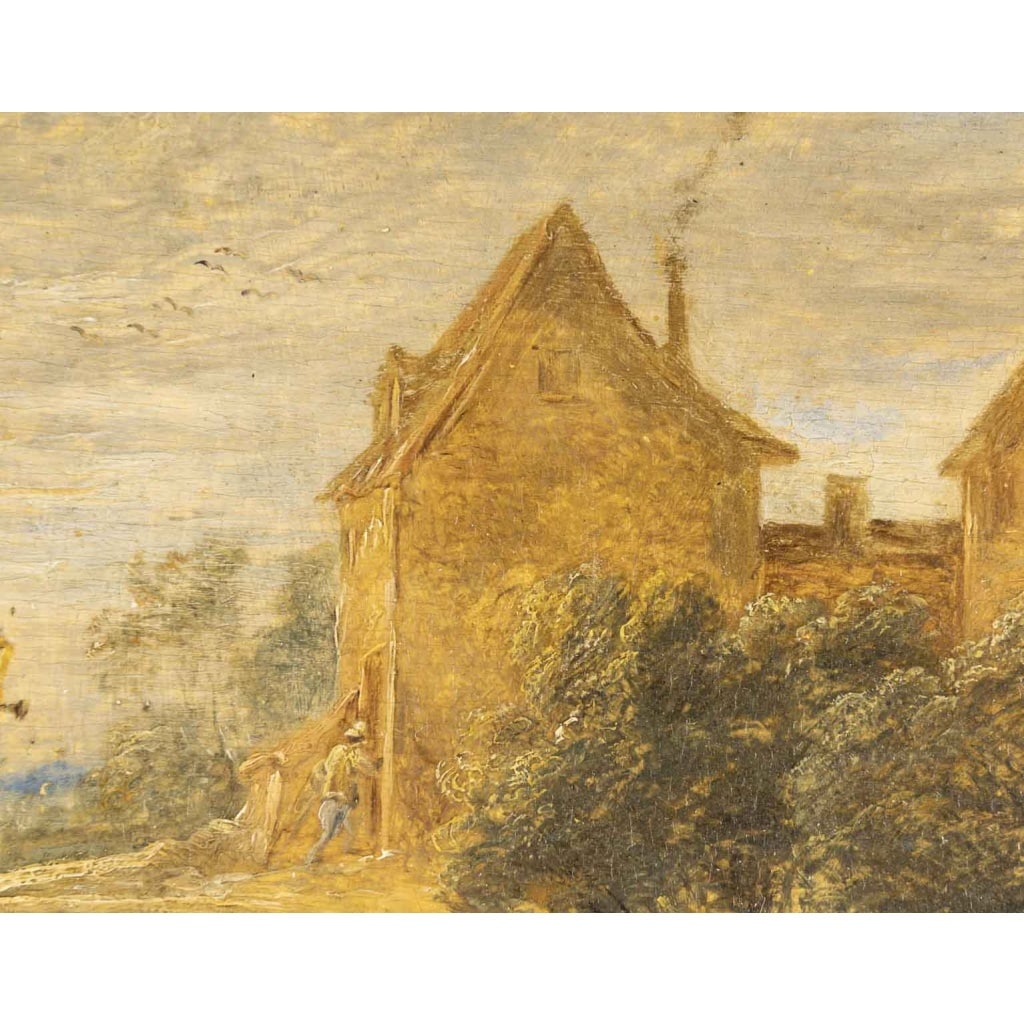 Atelier de David Teniers le Jeune (1610 – 1690), réunion devant la taverne 8