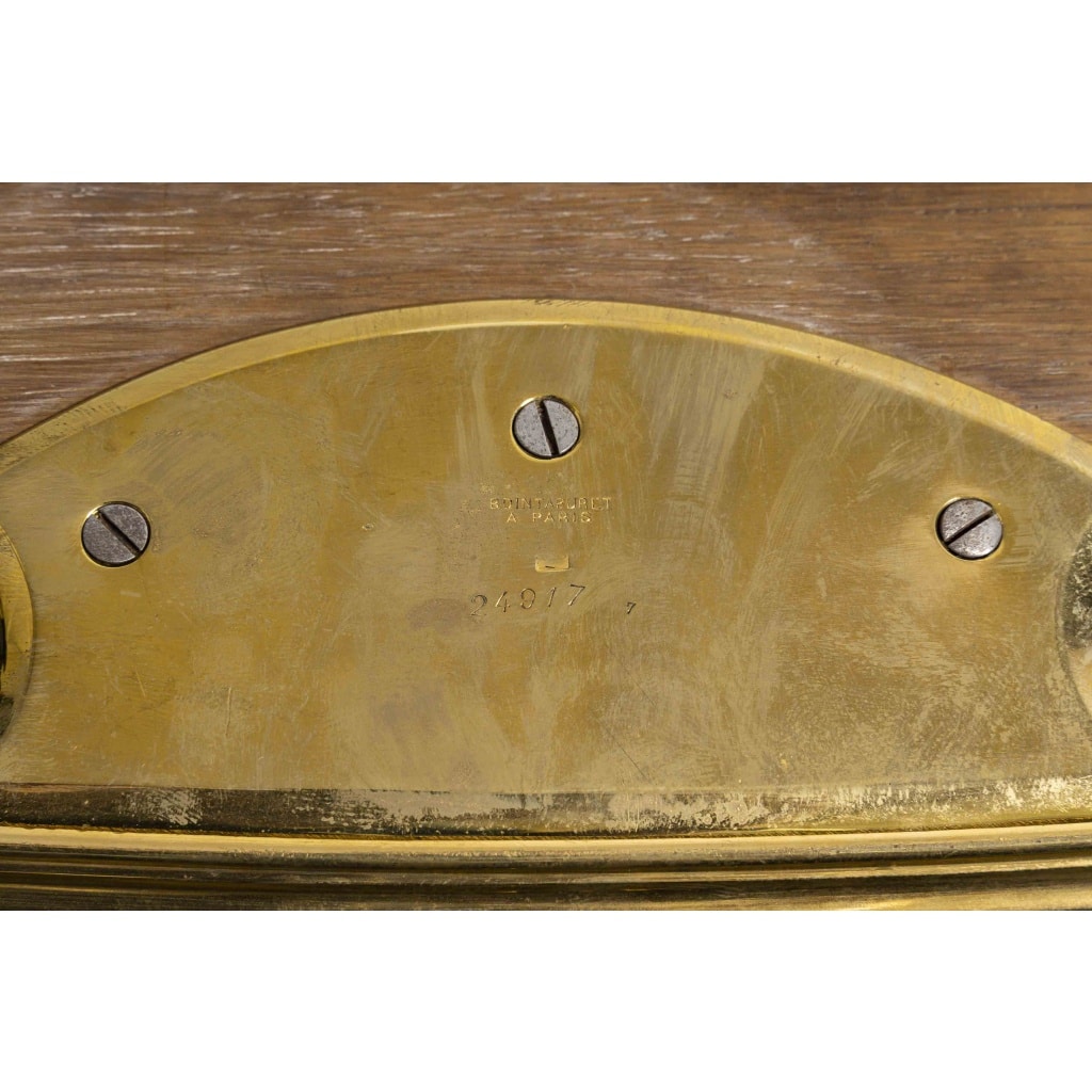 BOIN TABURET – SURTOUT de TABLE EN BRONZE DORE OVALE EPOQUE NAPOLEON III 16