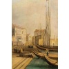 Vue de la Piazetta de Venise, huile sur toile, école italienne, vers 1820-1850 20