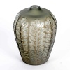 Vase « Tournai » verre gris fumé patiné sépia de René LALIQUE 10