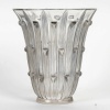 Vase « Bellis » verre blanc patiné gris bleu de René LALIQUE 7
