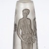 Flacon « Ambre Antique » verre blanc patiné gris de René LALIQUE pour Coty 16