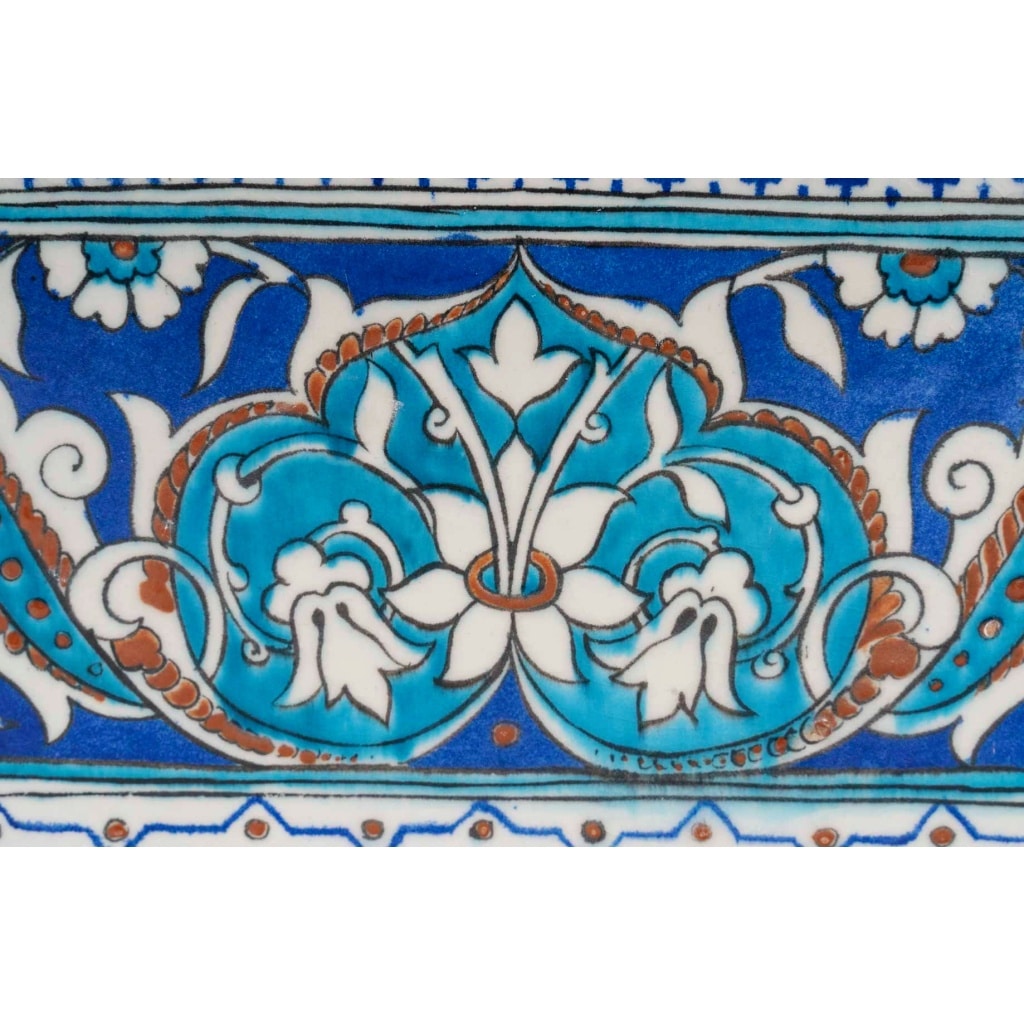 Théodore Deck (1823 – 1891) An Iznik Style Enameled Faïence Jardiniere, circa 1870 7