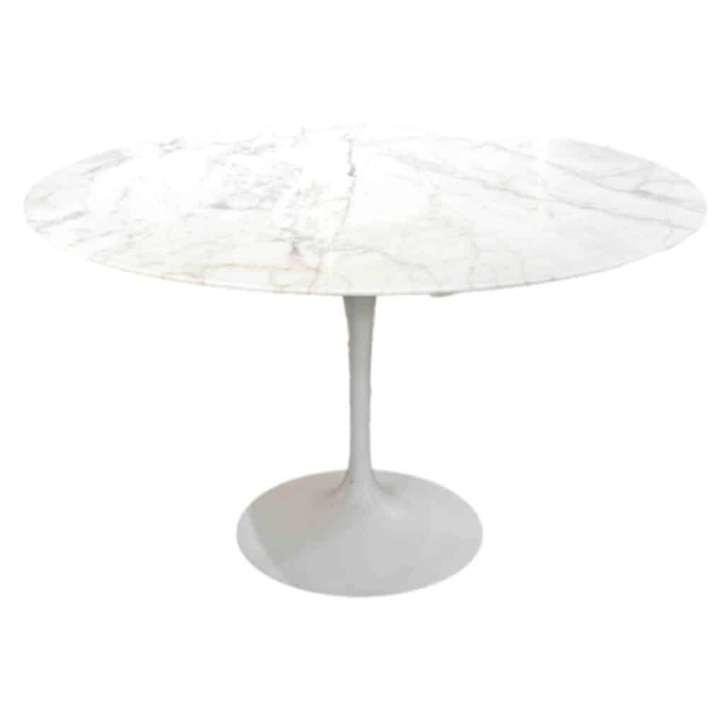 Eero SAARINEN (1910-1961) édité par KNOLL, Table « TULIP » 120 cm 2