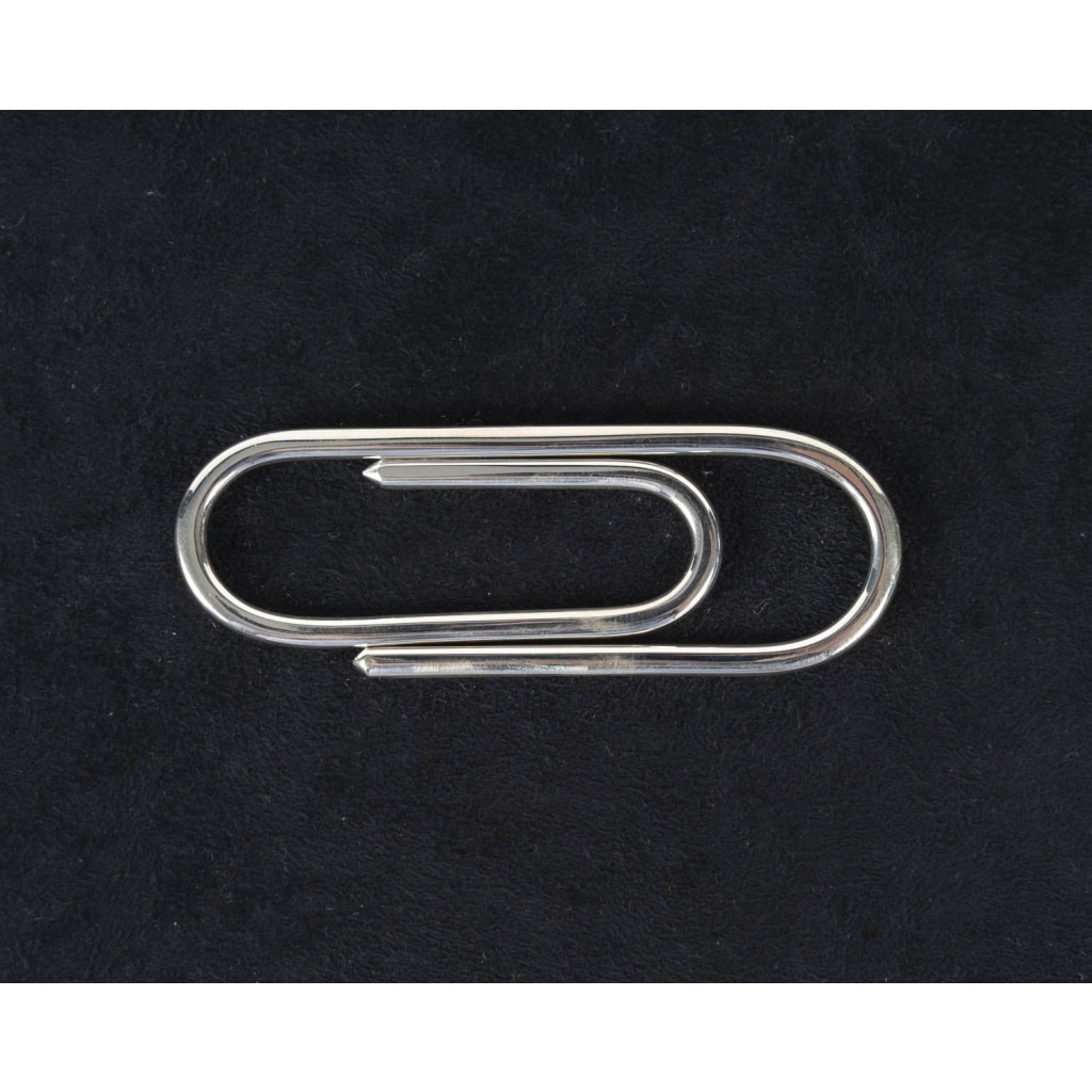Pince à Billets en Argent Massif – Design Moderne en Forme de Trombone 3