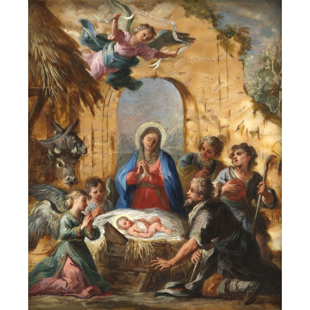 Adoration des bergers – Ecole véronaise du 17e siècle 3