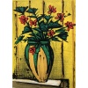 BUFFET Bernard Bouquet Fleurs Dans Une Potiche Lithographie Couleurs Signée certificat d’authenticité 19