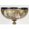 Grande coupe centre de table en porcelaine dans le goût de Sèvres, XIXᵉ siècle 12