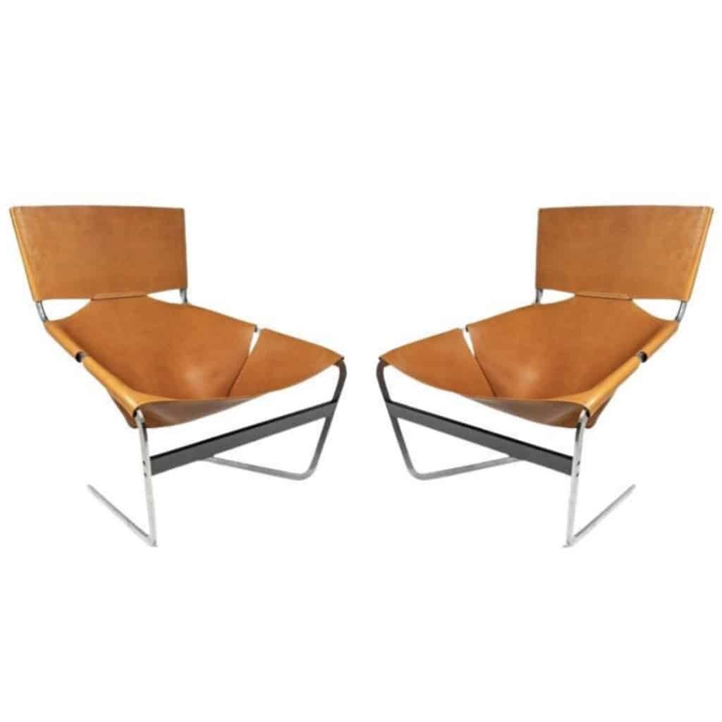 1960 Paire de Fauteuils de Pierre Paulin modèle F444 pour Artiflort 2