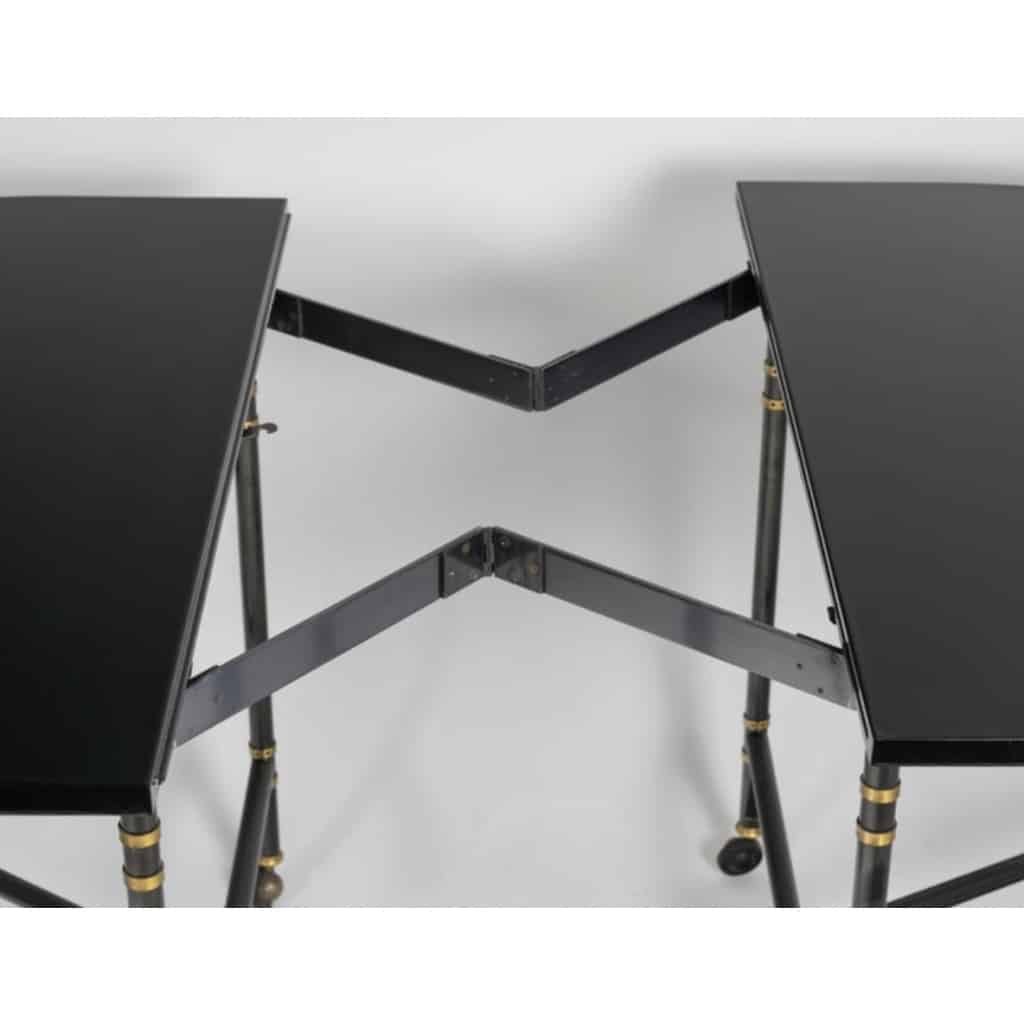 Table ovale à rallonge, modèle Royale, pièce emblématique de la Maison Jansen France, 1960 5