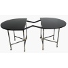 Table ovale à rallonge, modèle Royale, pièce emblématique de la Maison Jansen France, 1960 13