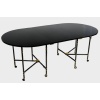 Table ovale à rallonge, modèle Royale, pièce emblématique de la Maison Jansen France, 1960 12