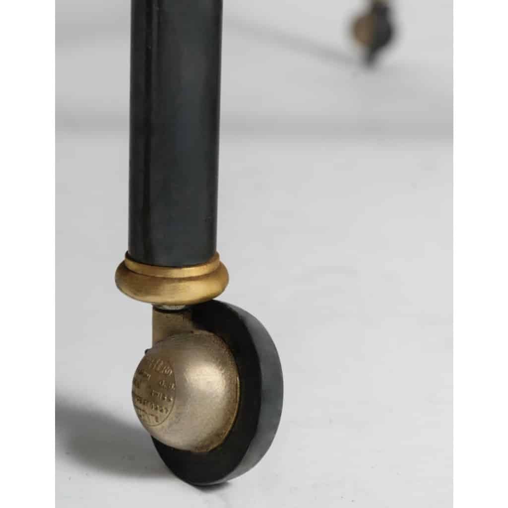 Table ovale à rallonge, modèle Royale, pièce emblématique de la Maison Jansen France, 1960 8