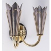 1950 Paire d’appliques murales originales par Marcel Asselbur 15