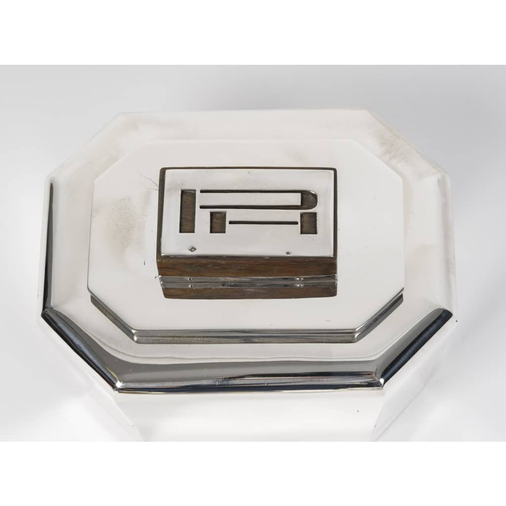 JEAN E. PUIFORCAT – Service THE/CAFE 4 pièces Argent XXe – ART DECO 25