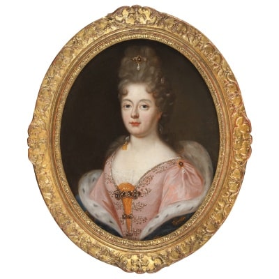 Portrait de princesse – école française du XVIIe siècle