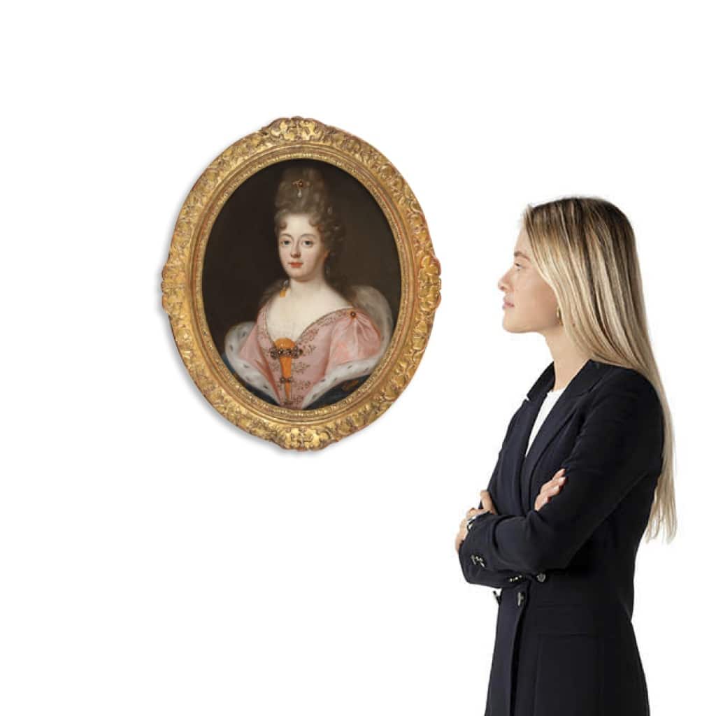 Portrait de princesse – école française du XVIIe siècle 4