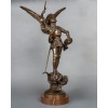 Sculpture – Saint-Michel Terrassant Le Dragon , Emmanuel Frémiet (1824-1910) – Bronze 14