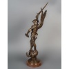 Sculpture – Saint-Michel Terrassant Le Dragon , Emmanuel Frémiet (1824-1910) – Bronze 20