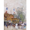 GALIEN LALOUE Peinture Française 20è Paris Pavillon Français Exposition Universelle 1900 Certificat d’authenticité 22