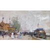 GALIEN LALOUE Peinture Française 20è Paris Pavillon Français Exposition Universelle 1900 Certificat d’authenticité 17