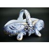 EMILE GALLE COLÉOPTÈRE PANIER EN FAIENCE 5