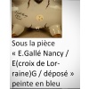EMILE GALLE COLÉOPTÈRE PANIER EN FAIENCE 7