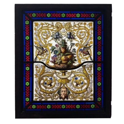 Vitrail “Bacchus” (H92cm L77cm)