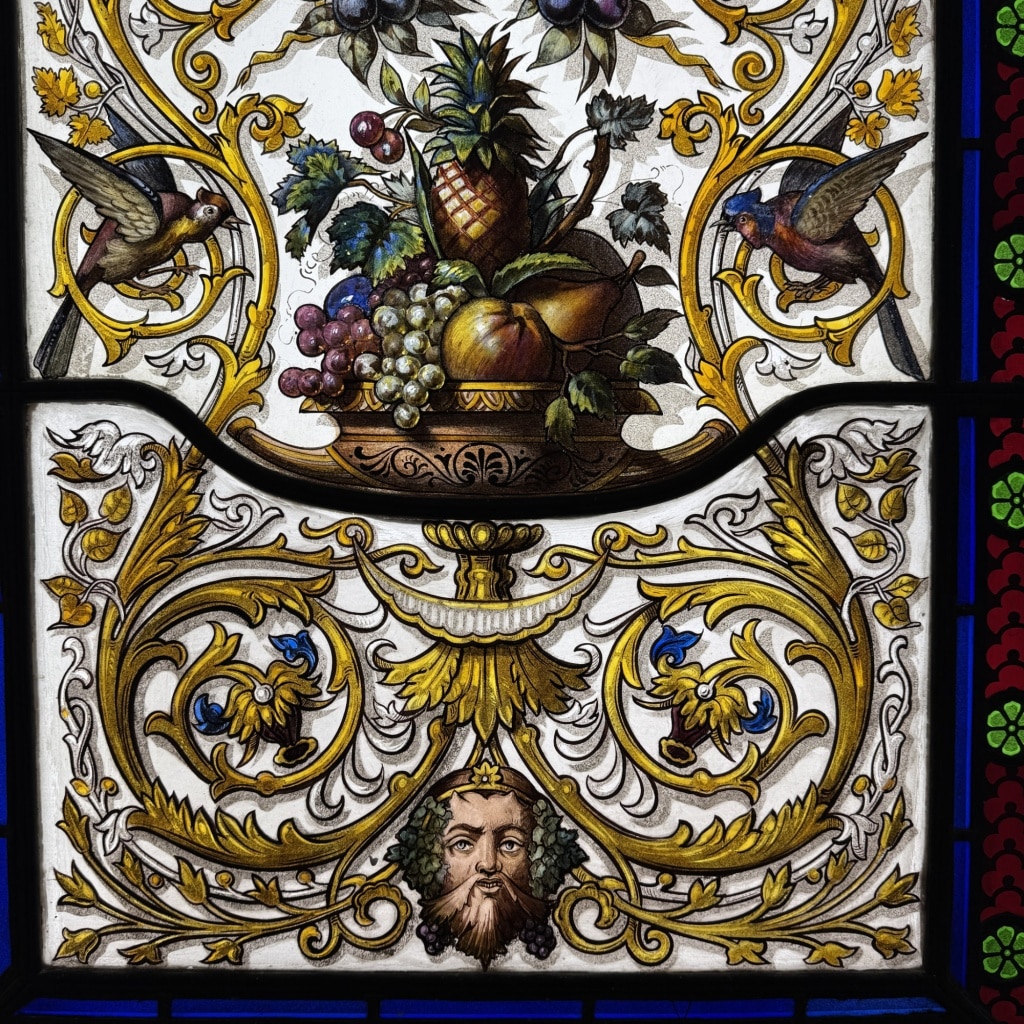 Vitrail “Bacchus” (H92cm L77cm) 6