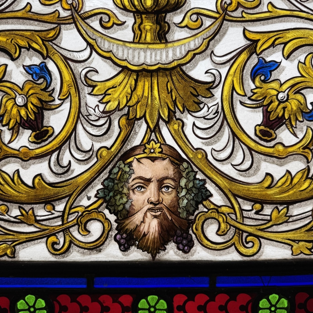 Vitrail “Bacchus” (H92cm L77cm) 3