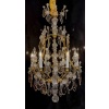 Lustre Français d’Époque Louis XV en Bronze Doré et Cristal Taillé vers 1760-1780 14
