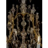 Lustre Français d’Époque Louis XV en Bronze Doré et Cristal Taillé vers 1760-1780 16