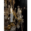 Lustre Français d’Époque Louis XV en Bronze Doré et Cristal Taillé vers 1760-1780 21