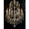 Lustre Français d’Époque Louis XV en Bronze Doré et Cristal Taillé vers 1760-1780 19