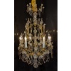 Lustre Français d’Époque Louis XV en Bronze Doré et Cristal Taillé vers 1760-1780 25
