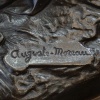 Sculpture – Le Retour Des Hirondelles , Auguste Moreau (1834-1917) – Bronze 23