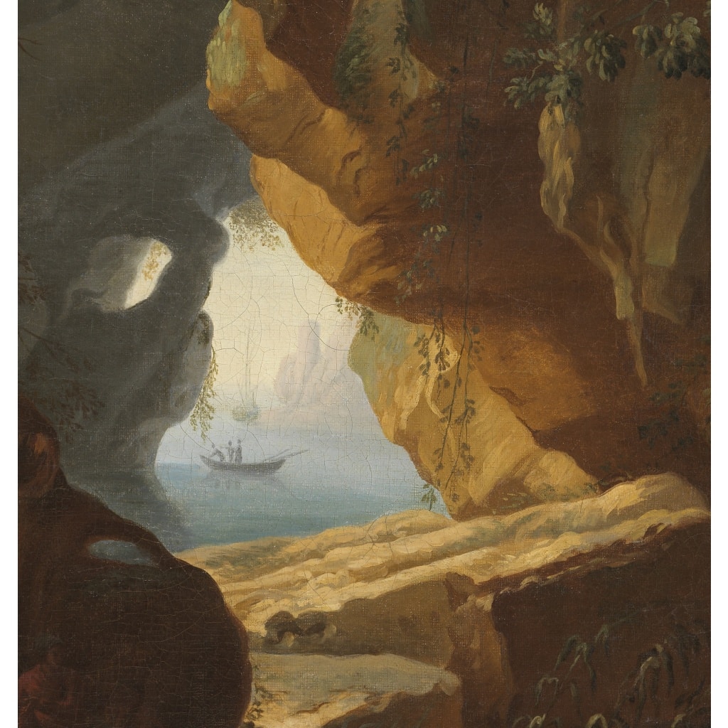 Pêcheurs à l’abri des falaises – Claude Joseph Vernet (1714 – 1789) 6