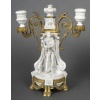Garniture de cheminée en biscuit et bronze doré – Signée Lesueur – Style Louis XVI, fin XIXe siècle 17